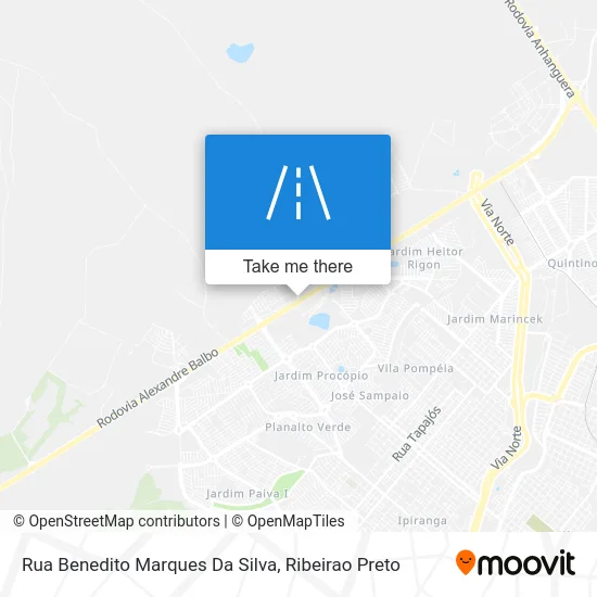 Rua Benedito Marques Da Silva map