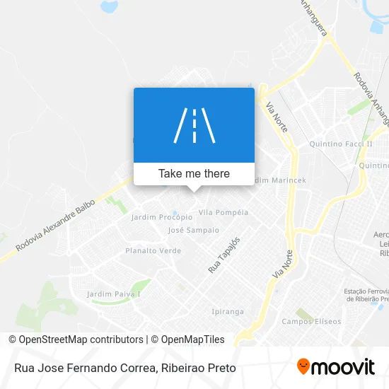 Rua Jose Fernando Correa map
