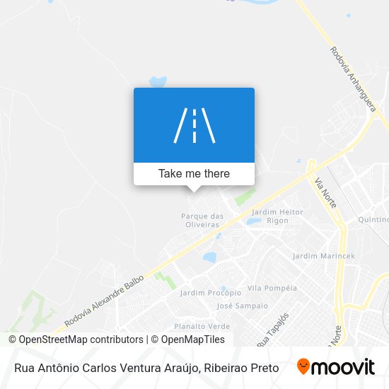 Rua Antônio Carlos Ventura Araújo map
