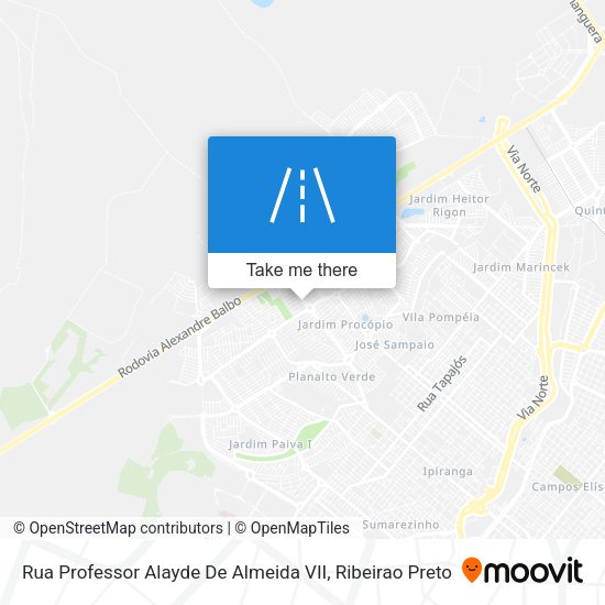 Rua Professor Alayde De Almeida VII map