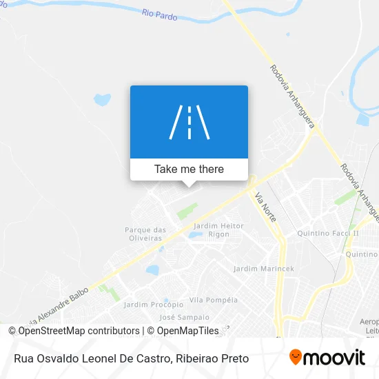 Rua Osvaldo Leonel De Castro map