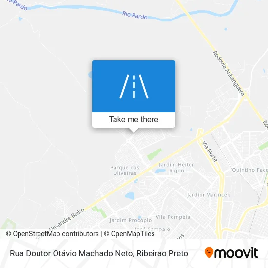 Rua Doutor Otávio Machado Neto map