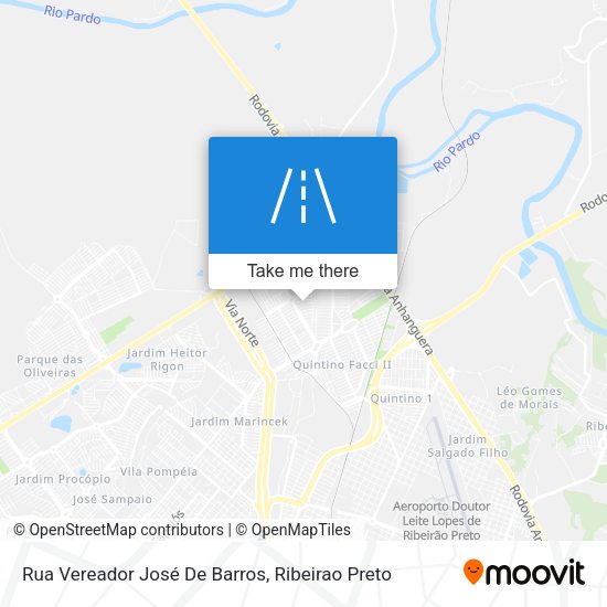 Rua Vereador José De Barros map