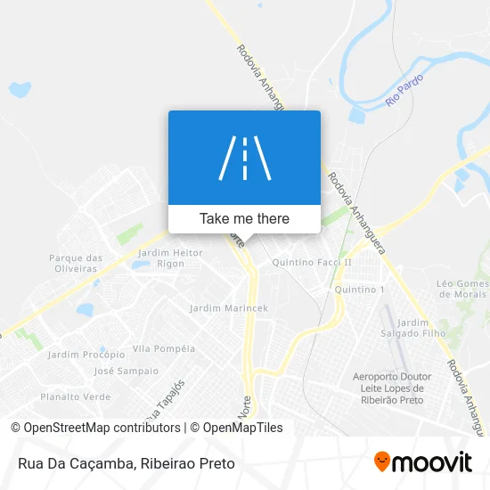 Rua Da Caçamba map