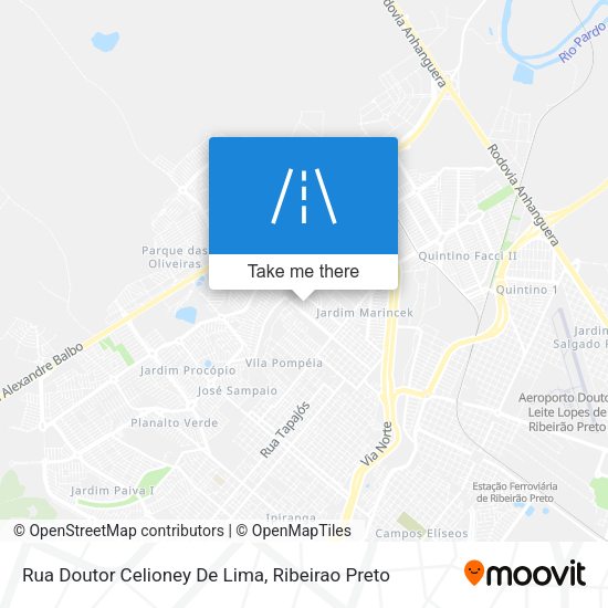 Rua Doutor Celioney De Lima map