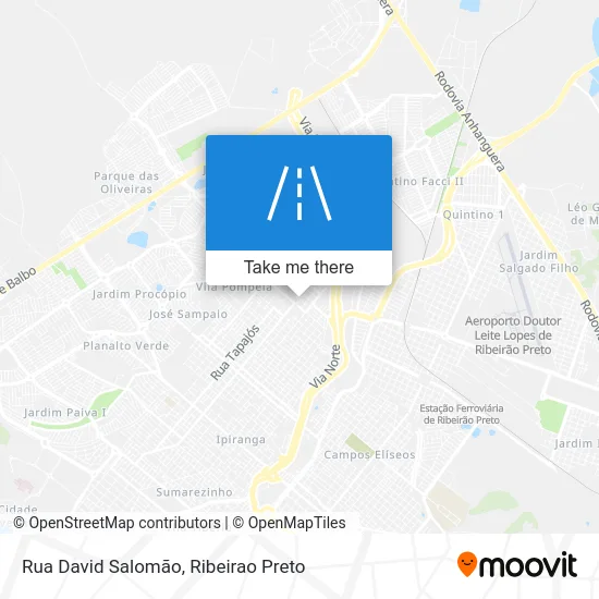 Rua David Salomão map