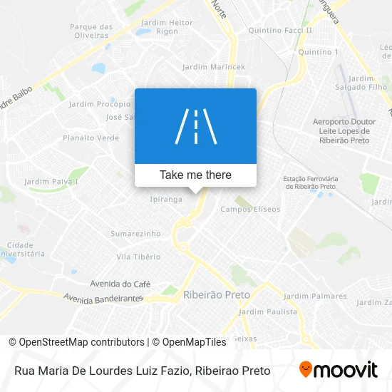 Rua Maria De Lourdes Luiz Fazio map