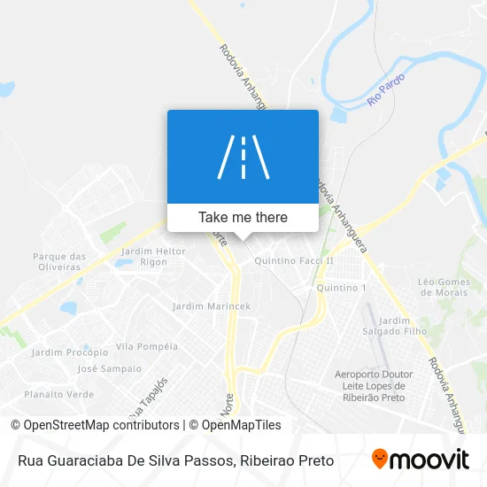 Rua Guaraciaba De Silva Passos map