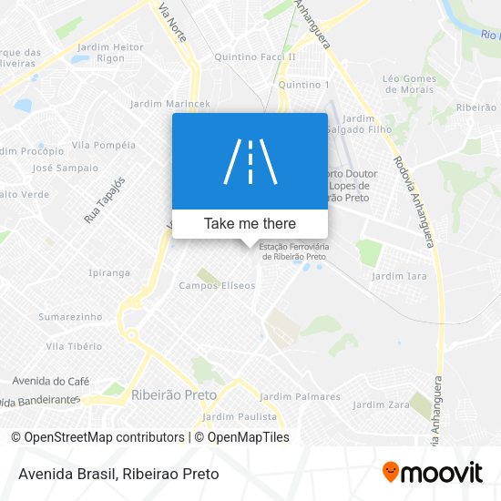 Avenida Brasil map