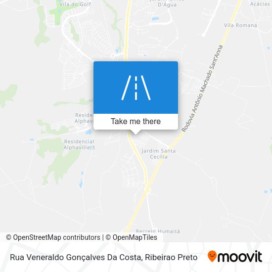 Rua Veneraldo Gonçalves Da Costa map