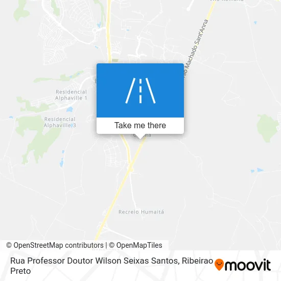 Rua Professor Doutor Wilson Seixas Santos map