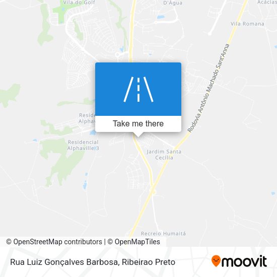 Rua Luiz Gonçalves Barbosa map