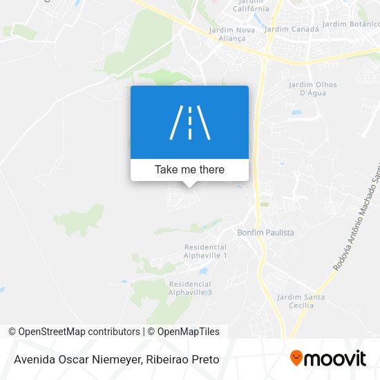 Avenida Oscar Niemeyer map