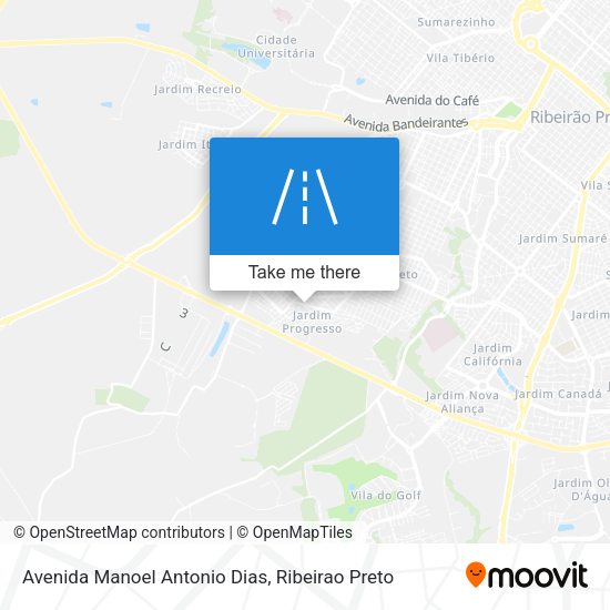 Avenida Manoel Antonio Dias map