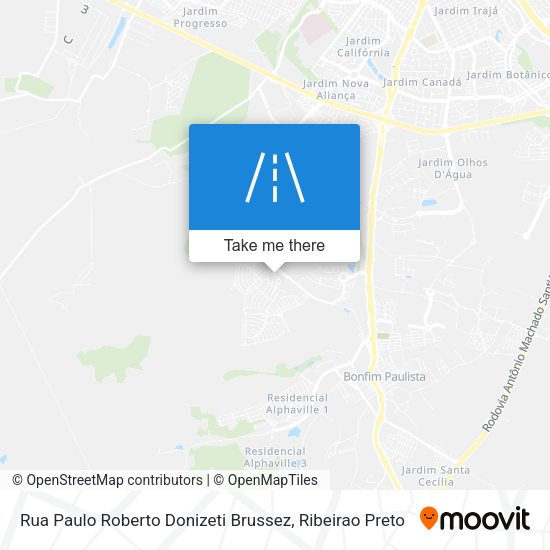 Rua Paulo Roberto Donizeti Brussez map