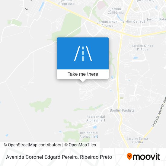 Avenida Coronel Edgard Pereira map