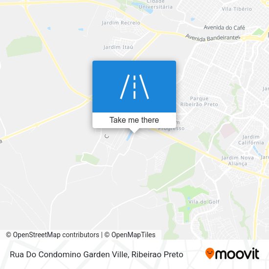 Rua Do Condomino Garden Ville map