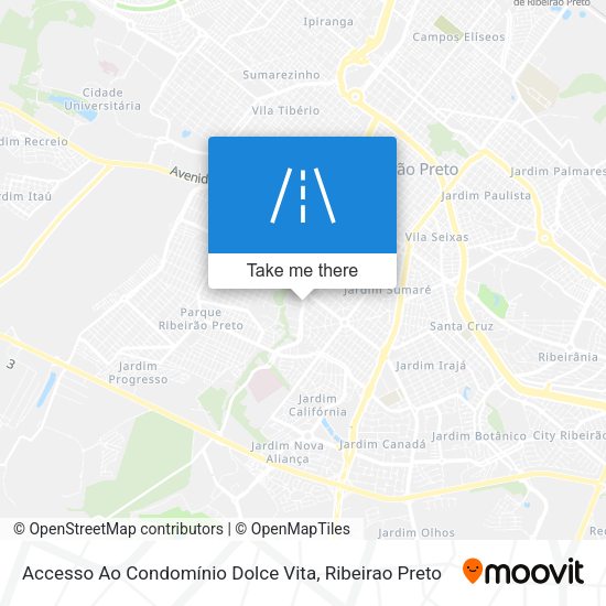 Accesso Ao Condomínio Dolce Vita map