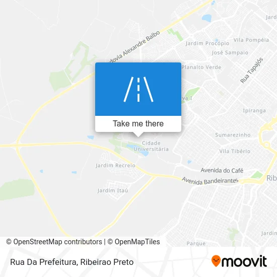 Rua Da Prefeitura map
