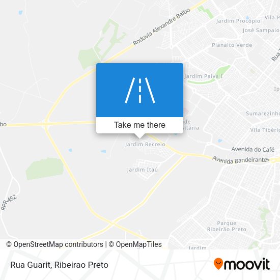 Rua Guarit map