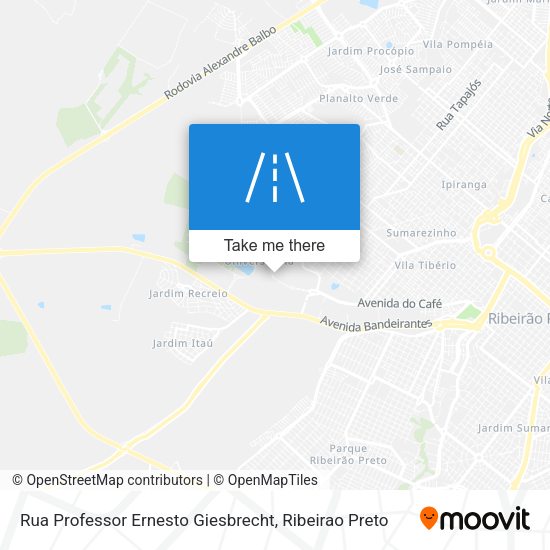 Rua Professor Ernesto Giesbrecht map