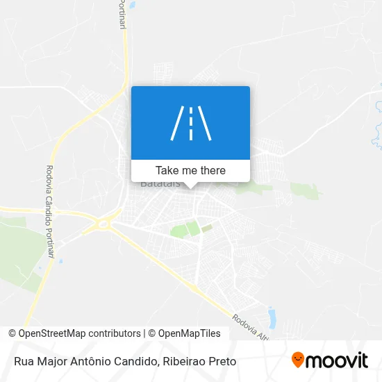 Rua Major Antônio Candido map