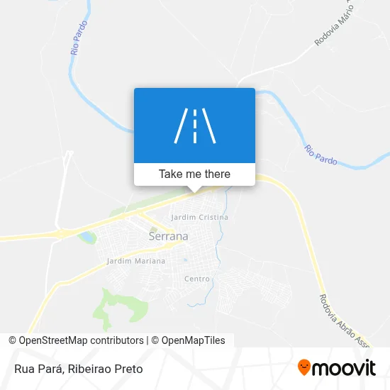 Rua Pará map