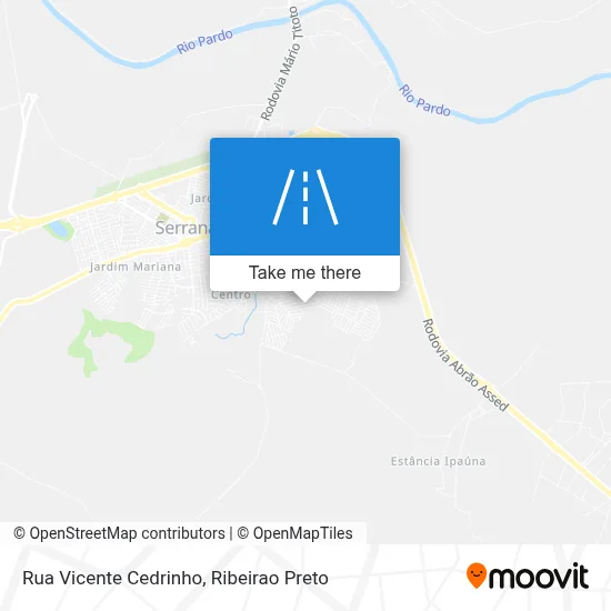 Rua Vicente Cedrinho map