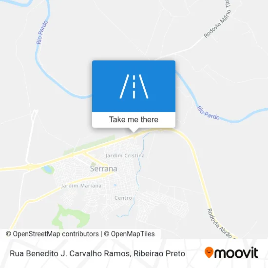 Rua Benedito J. Carvalho Ramos map