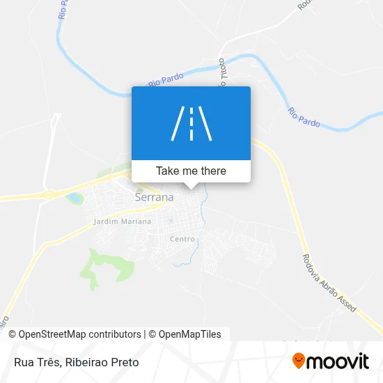 Rua Três map