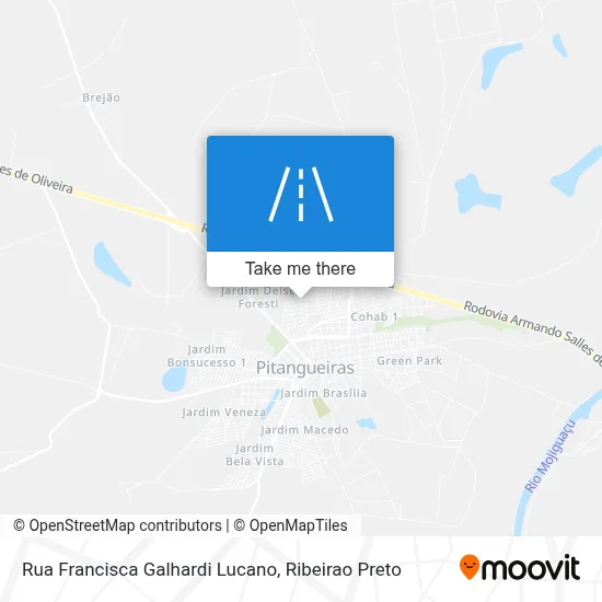 Rua Francisca Galhardi Lucano map