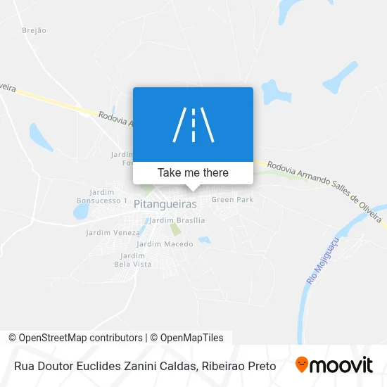 Rua Doutor Euclides Zanini Caldas map