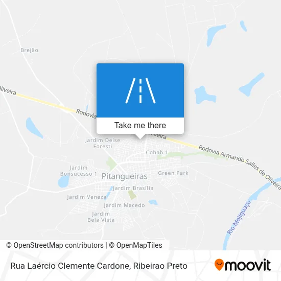 Rua Laércio Clemente Cardone map