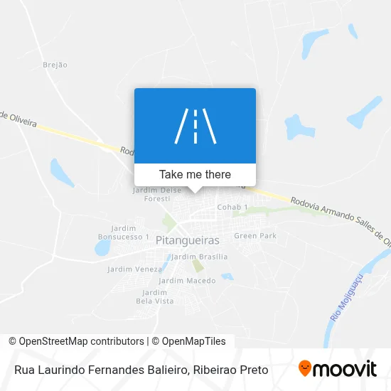 Rua Laurindo Fernandes Balieiro map