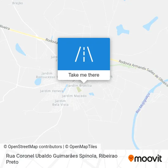 Rua Coronel Ubaldo Guimarães Spínola map