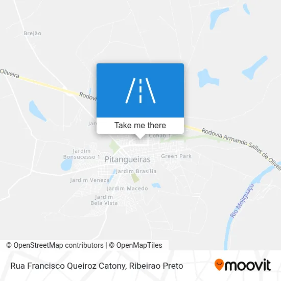 Rua Francisco Queiroz Catony map