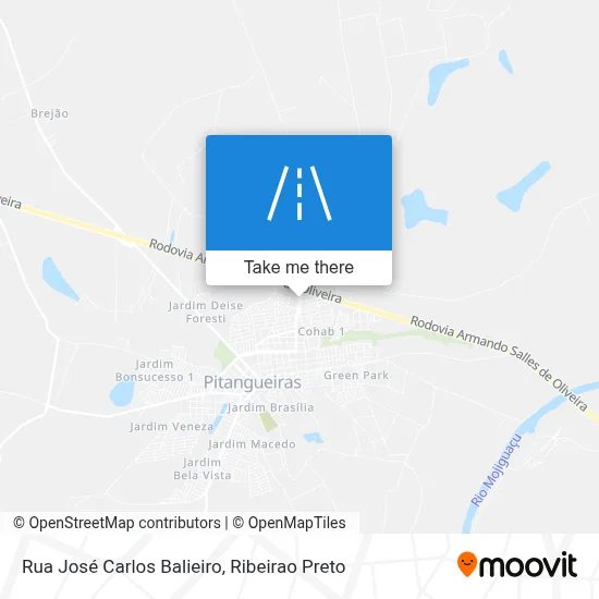 Rua José Carlos Balieiro map