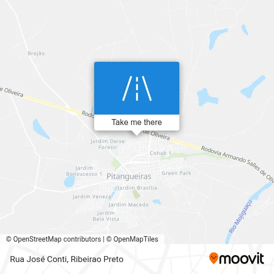 Rua José Conti map