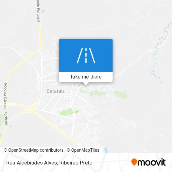 Rua Alcebiades Alves map