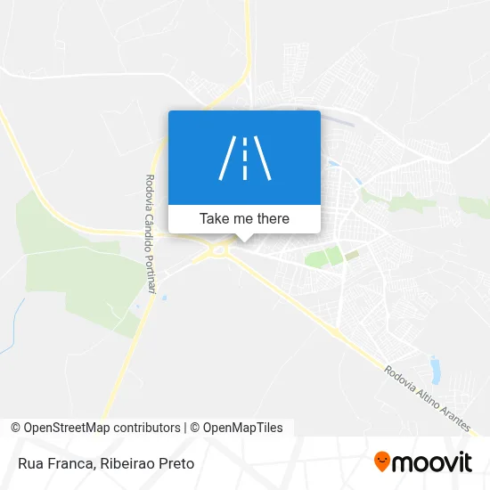 Rua Franca map