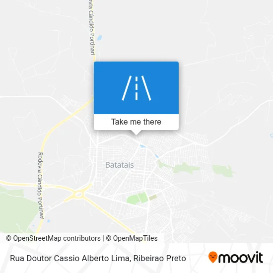 Rua Doutor Cassio Alberto Lima map