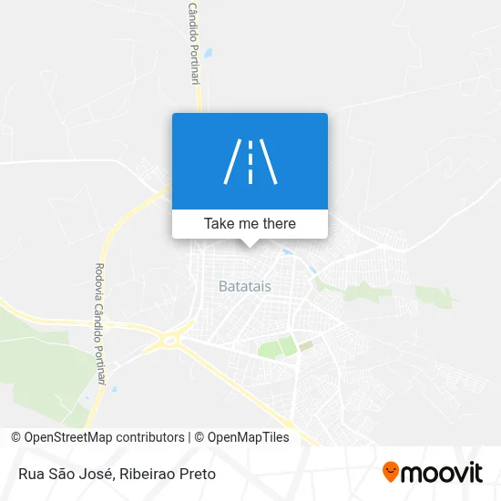 Rua São José map