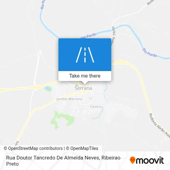 Rua Doutor Tancredo De Almeida Neves map