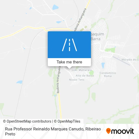 Rua Professor Reinaldo Marques Canudo map