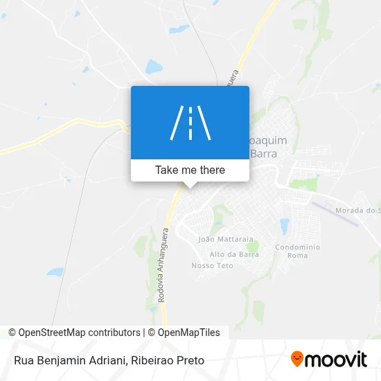 Rua Benjamin Adriani map