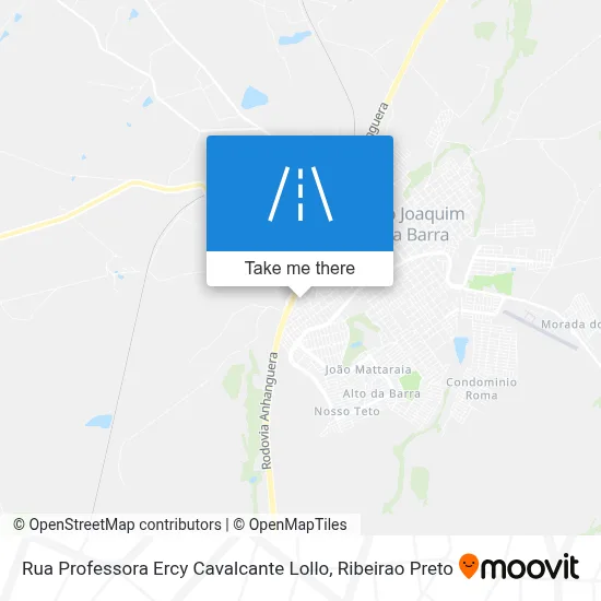 Rua Professora Ercy Cavalcante Lollo map