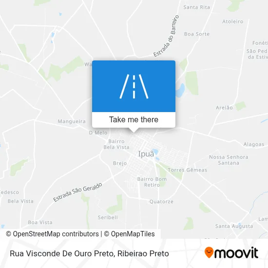 Rua Visconde De Ouro Preto map