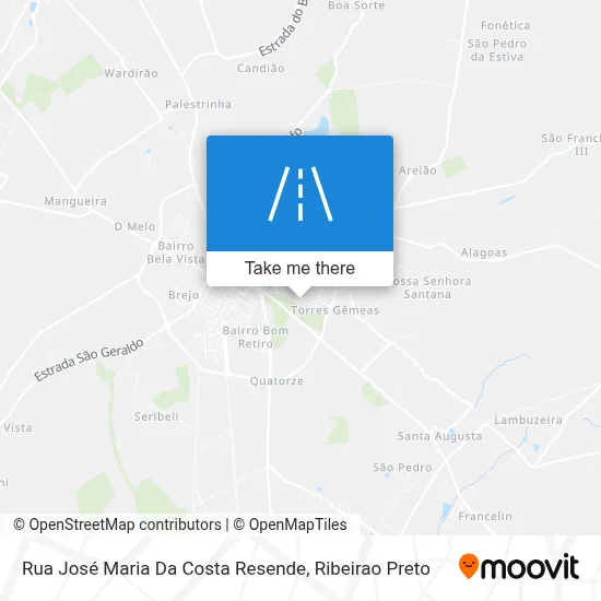 Rua José Maria Da Costa Resende map