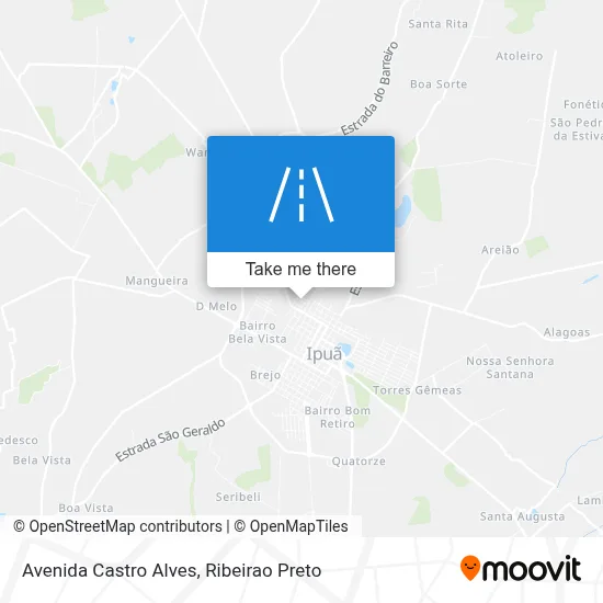 Avenida Castro Alves map