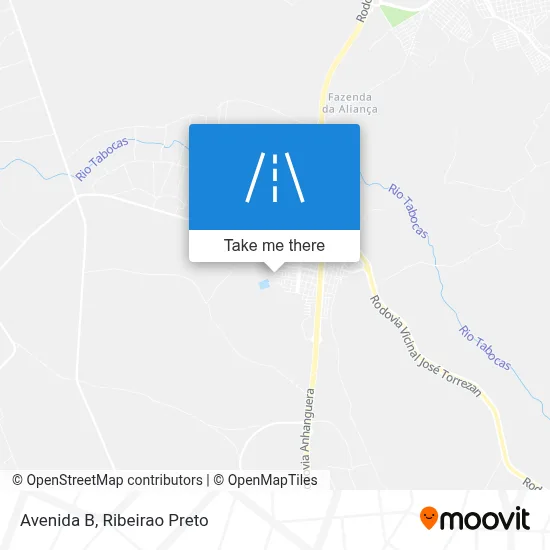 Avenida B map